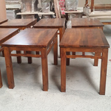 实木餐桌凳 长桌板凳 小凳子 饭店桌凳 吃饭桌子 松木木仿古桌椅