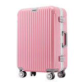 2016新款pc铝框箱男士拉杆箱玫瑰金旅行箱万向轮行李箱24寸行旅箱