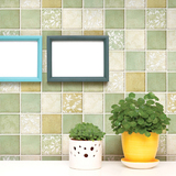 自粘防水壁纸墙纸马赛克厨房瓷砖贴纸卫生间防水浴室翻新贴518
