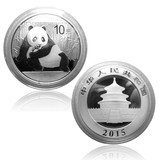 2015年熊猫银币.2015年1盎司熊猫银币.2015年熊猫币.全新保真