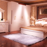 欧式弹力丝加旗简约卧室客厅茶几沙发婚庆床边满铺方形厚地毯定制