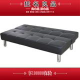 特价包邮简易功能日式皮布艺可拆洗折叠小户型实木单双懒人沙发床