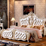 套装富创成套家具床+床头柜+床垫 欧式床套装卧室组合法式床家具