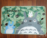 新品TOTORO龙猫 超细珊瑚绒地垫 大地毯 儿童卡通地垫门垫 防滑