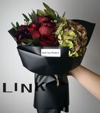 LINK玫瑰绣球花束武汉鲜花速递生日礼物情人节进口鲜花定制花束