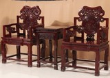 特价红木家具酸枝木太师椅三件套实木扶手休闲客厅组合椅三包到家