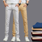 O2A男童裤2016夏款儿童休闲长裤白色修身裤子