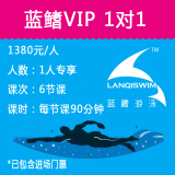 蓝鳍游泳培训 VIP 1对1 北京游泳培训 北京成人游泳培训班