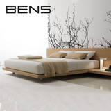 BENS奔斯韩式榻榻米木床 板式床现代简约双人床1.5米1.8米婚床501