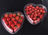 500克一次性水果盒心形盒透明塑料水果包装盒创意水果盒鲜果切盒