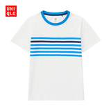 童装/男童 条纹圆领T恤(短袖) 169739 优衣库UNIQLO