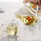 玻璃茶具红茶专用壶玻璃茶壶过滤茶杯胆玻璃飘逸杯绿茶泡花草茶壶