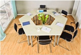 会议桌简约现代小型会议桌办公家具办公桌洽谈桌异形桌子培训桌