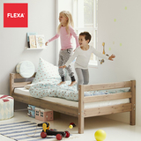 芙莱莎 北欧实木床 小孩床带护栏儿童卧室家具套装组合多功能储物