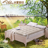 水星家纺 驼毛床垫床褥子1.8m床 可折叠床护垫1.5m双人
