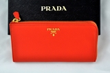 现货包邮德国原装进口PRADA普拉达欧美时尚真皮女包手包大钱包