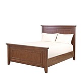 美式乡村1.5/1.8米成人单人双人床定制大人床卧室家具全纯实木床