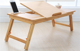 懒人床边桌 床上用笔记本创意桌美式 简易 可移动电脑桌实木