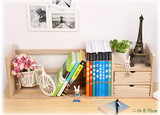 特价置物架简易组合卧室桌面大容量儿童中学生学习迷你小实木书架