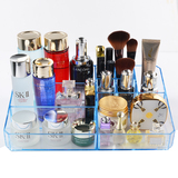 专佳化妆品收纳盒桌面收纳加大号透明创意口红护肤品梳妆台包邮