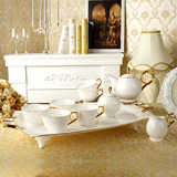 英格丽美斯陶瓷骨瓷咖啡具套装欧式下午茶咖啡具套装杯碟茶具