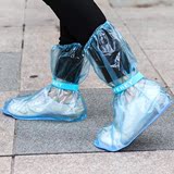 户外旅游加厚防滑雨鞋套 下雨超强防水高筒靴套 雨天男女防雨鞋套