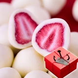 日本进口食品神户Frantz 草莓巧克力夹心 松露巧克力（白）0415