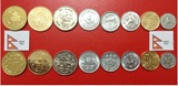 尼泊尔8枚一套 硬币 外国钱币 套币纪念币