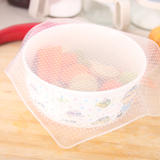 食品级硅胶保鲜膜 可重复使用冰箱密封保鲜盖 微波炉多功能碗盖