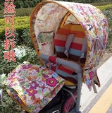 雨棚后置宝宝电动车可折叠后座椅加棉遮阳雨篷包邮 儿童座椅自行