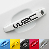 WRC 车贴 汽车装饰贴纸 反光拉手贴纸 门把手贴 个性拉手贴用品