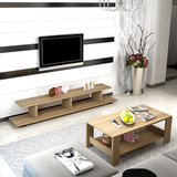 简约现代客厅成套家具小户型创意非实木组装可移动电视柜茶几组合