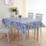 家用餐桌布防水 防油 防烫耐高温PVC圆桌布长方形免洗桌布 茶几布