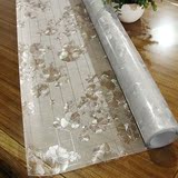 加厚印花桌布软质玻璃茶几垫防水防烫免洗耐用台布磨砂塑料水晶板