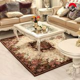嘉博朗欧式地毯客厅 满铺家用床边长方形 卧室沙发地毯客厅茶几毯