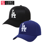韩国代购正品 MLB男女棒球帽LA字母道奇队情侣休闲帽立体刺绣遮阳