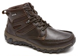 美国直邮Rockport/乐步A12209男靴防水耐磨系带短靴皮质工装靴