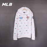 MLB纽约洋基棒球卫衣帽衫 秋季新款卡通刺绣棒球连帽卫衣男女同款