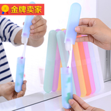 创意韩国便携式牙刷盒旅行用牙刷盒洗漱牙刷架牙刷筒套装儿童