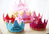 生日派对皇冠帽子儿童宝宝发光帽生日party布置创意装饰用品礼品