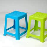 健安 塑料凳子时尚创意凳加厚型家用成人塑料防滑高凳子方凳  特