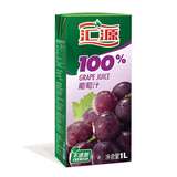 【苏宁易购】汇源 100%葡萄果汁 1L/盒