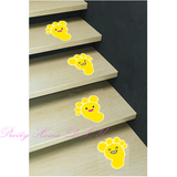 韩国 幼儿园地板贴 瓷砖贴防水防滑地砖贴纸 脚丫楼梯防滑贴2只