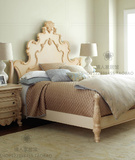 出口法式家具美式古典乡村地中海实木宫廷双人床1.5米/1.8米特价