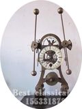 航海钟（蚱蜢钟）|仿复古老式上弦机械全铜座钟|仿古董钟|台钟