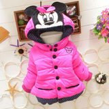 童装冬季加厚棉服女童外贸精品棉衣1-2-3-4岁韩版婴儿童装棉外套