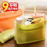 韩国小号防水温泉洗漱包 大容量旅行收纳袋 手提便携化妆包收纳包