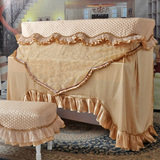猛士美居钢琴罩全罩维纳斯-3钢琴套欧式奢华植绒绣花纱琴罩特价