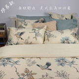 正品竹棉裸睡床品 美式极致柔软舒适四件套竹纤维+埃及棉外贸原单