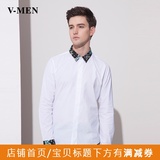 VMEN 威曼 V-MEN 长袖 新款 修身 日常 男装 潮 衬衫510508720